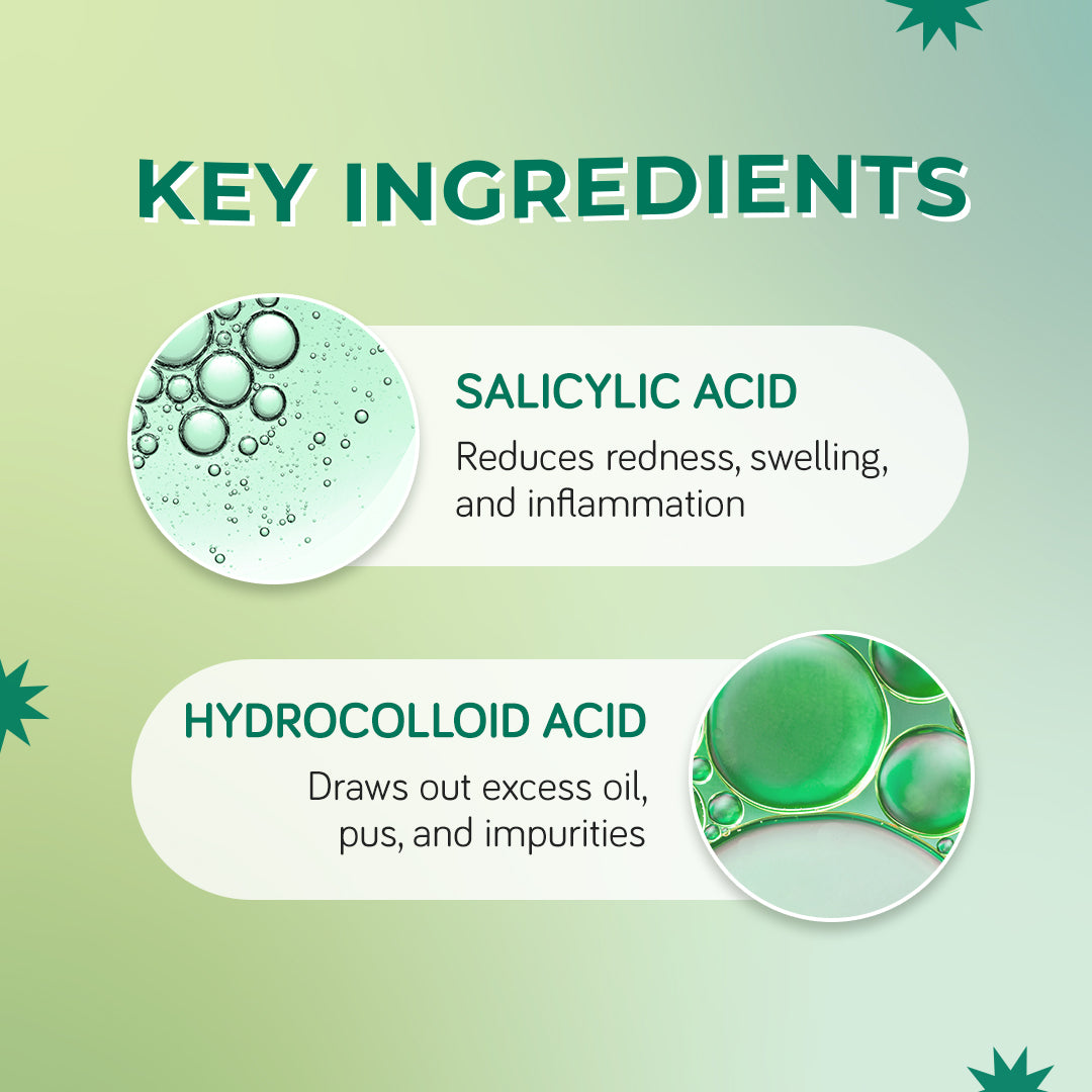 AcneXpert Face Acne Pimple Patches with Hydrocolloid and Salicylic Acid
