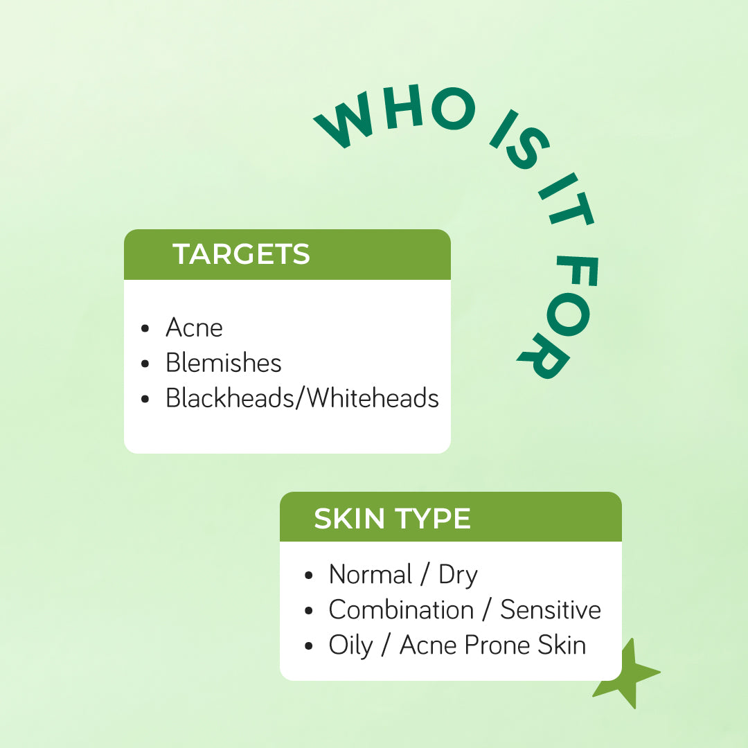 AcneXpert Face Serum 10% Niacinamide Oil Control & Acne Correction With Azelaic & Salicylic Acid