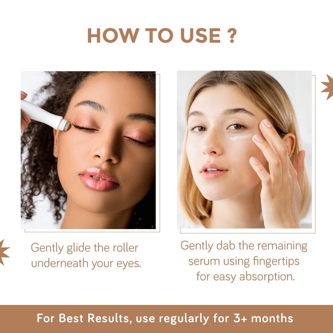 DermaSoothe Repairing Under Eye Roll On Serum with Peptides & Vitamin E