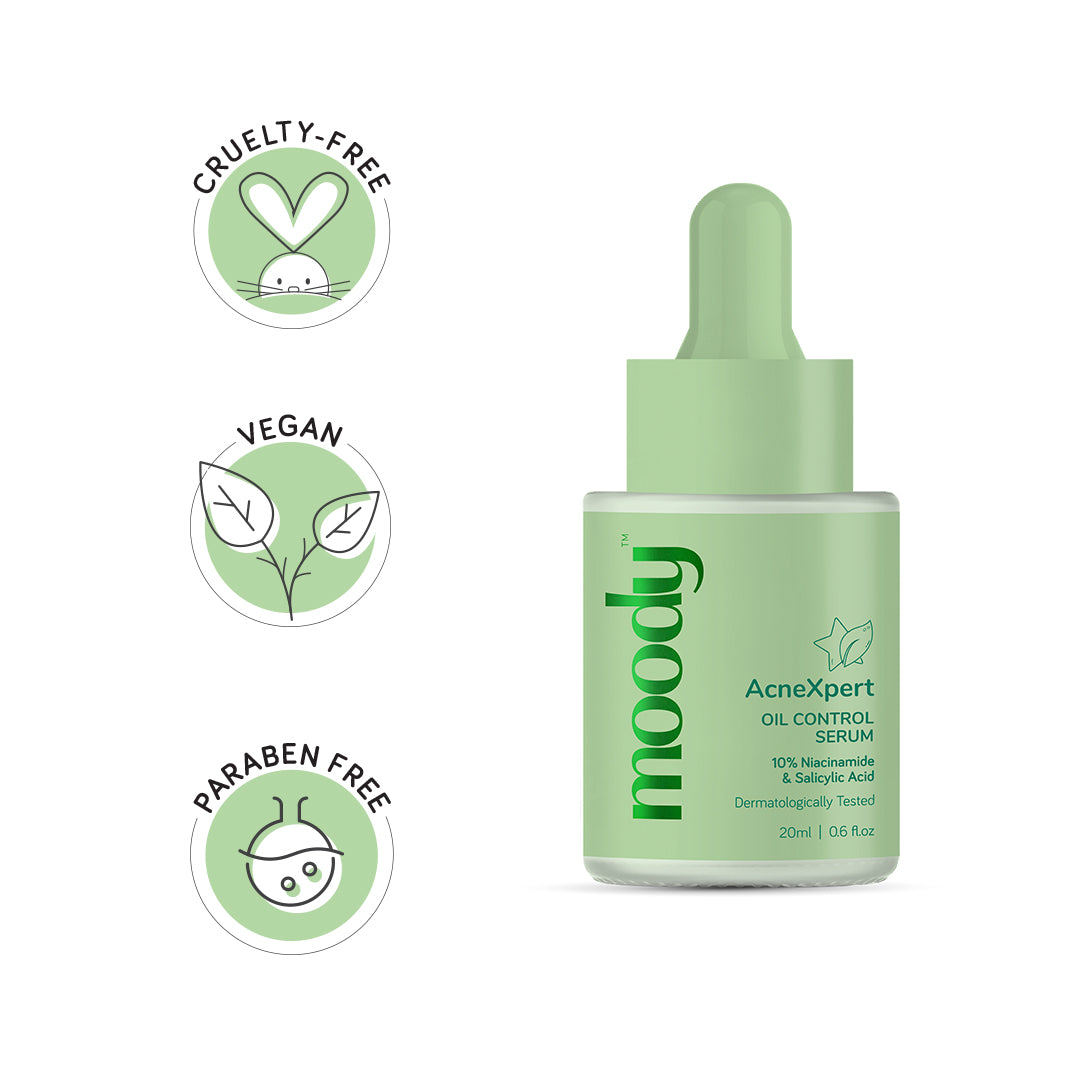 AcneXpert Face Serum 10% Niacinamide Oil Control & Acne Correction With Azelaic & Salicylic Acid