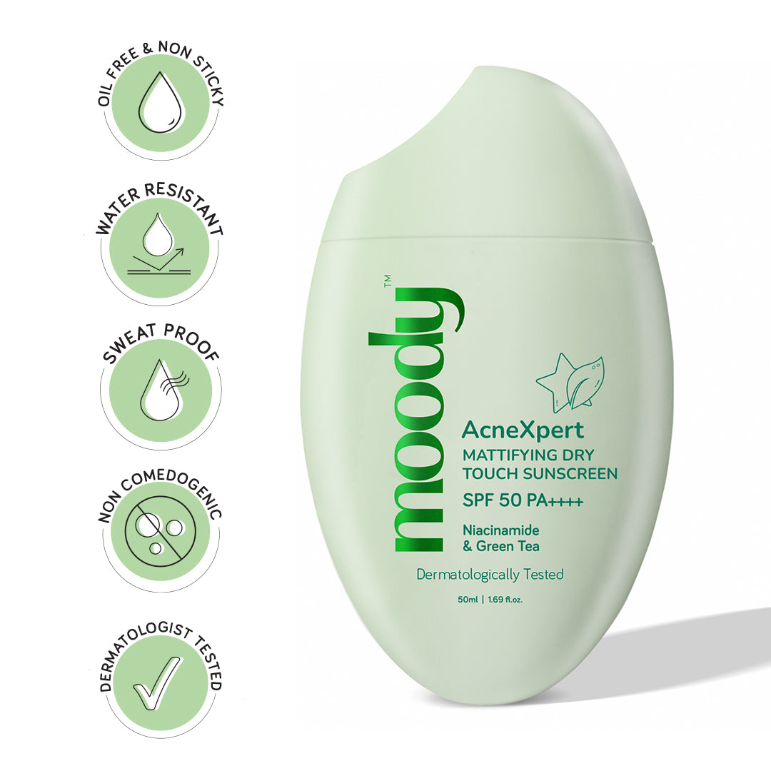 AcneXpert Mattifying SPF 50 PA ++++ Niacinamide for Oil & Acne Control