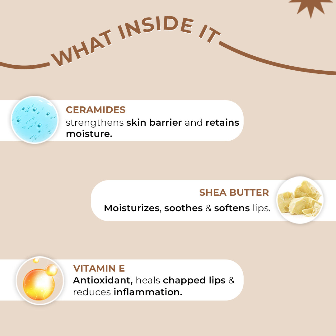 DermaSoothe Daily Lip Treatment Balm with Vitamin E & Ceramide