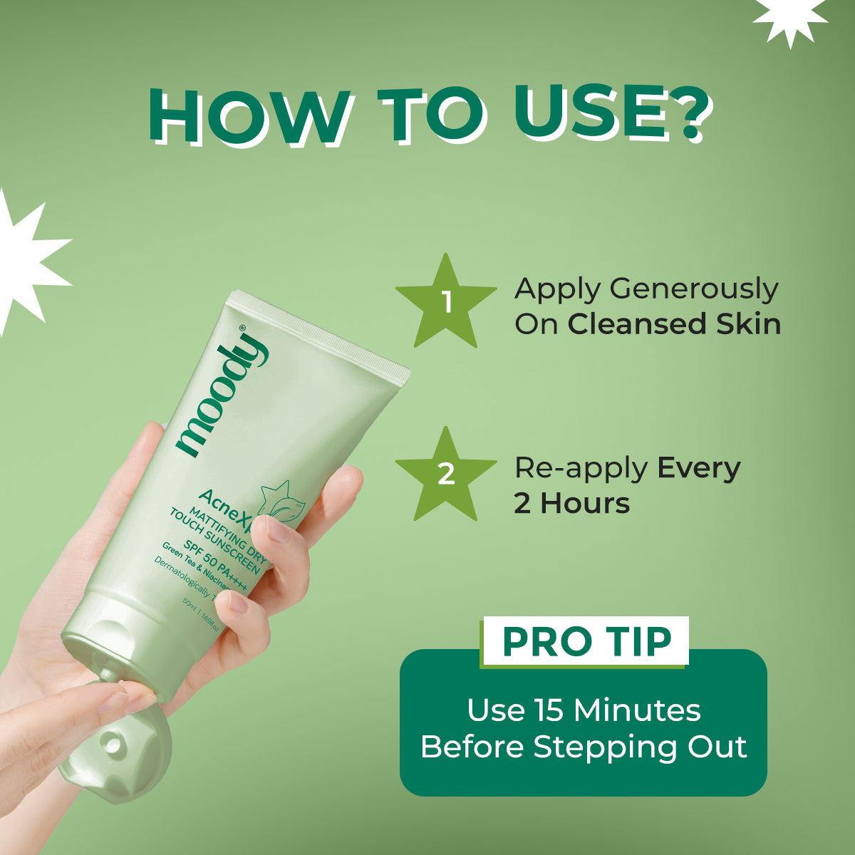 AcneXpert Mattifying SPF 50 PA ++++ Niacinamide for Oil & Acne Control