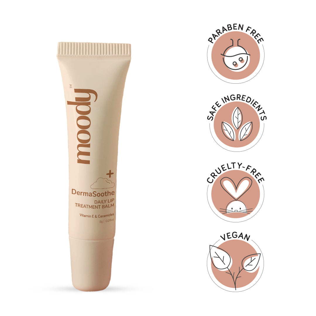 DermaSoothe Daily Lip Treatment Balm with Vitamin E & Ceramide