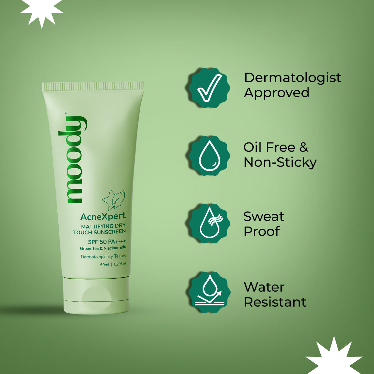 AcneXpert Mattifying SPF 50 PA ++++ Niacinamide for Oil & Acne Control