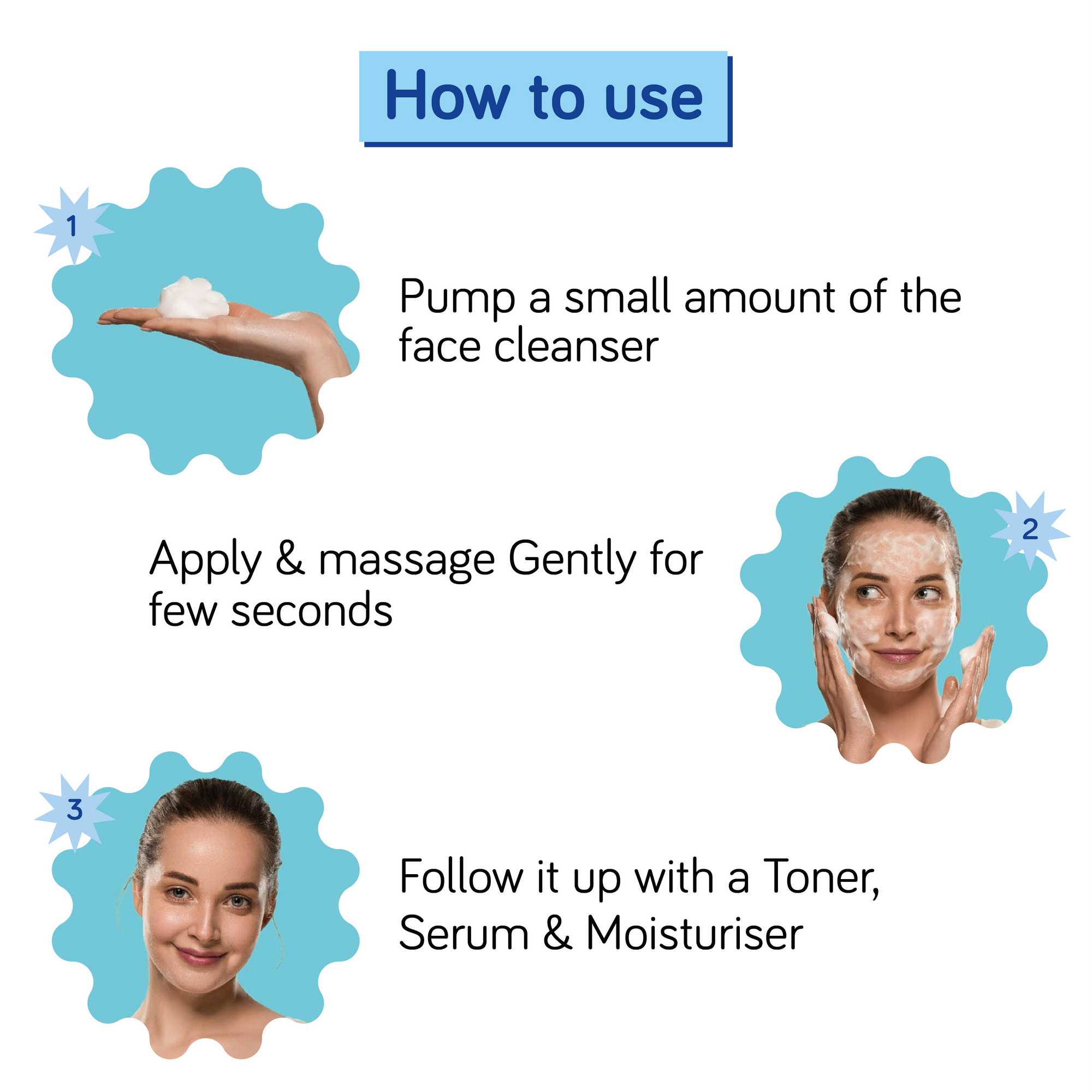 Hydro Burst Foaming Face Wash with 2% Hyaluronic Acid