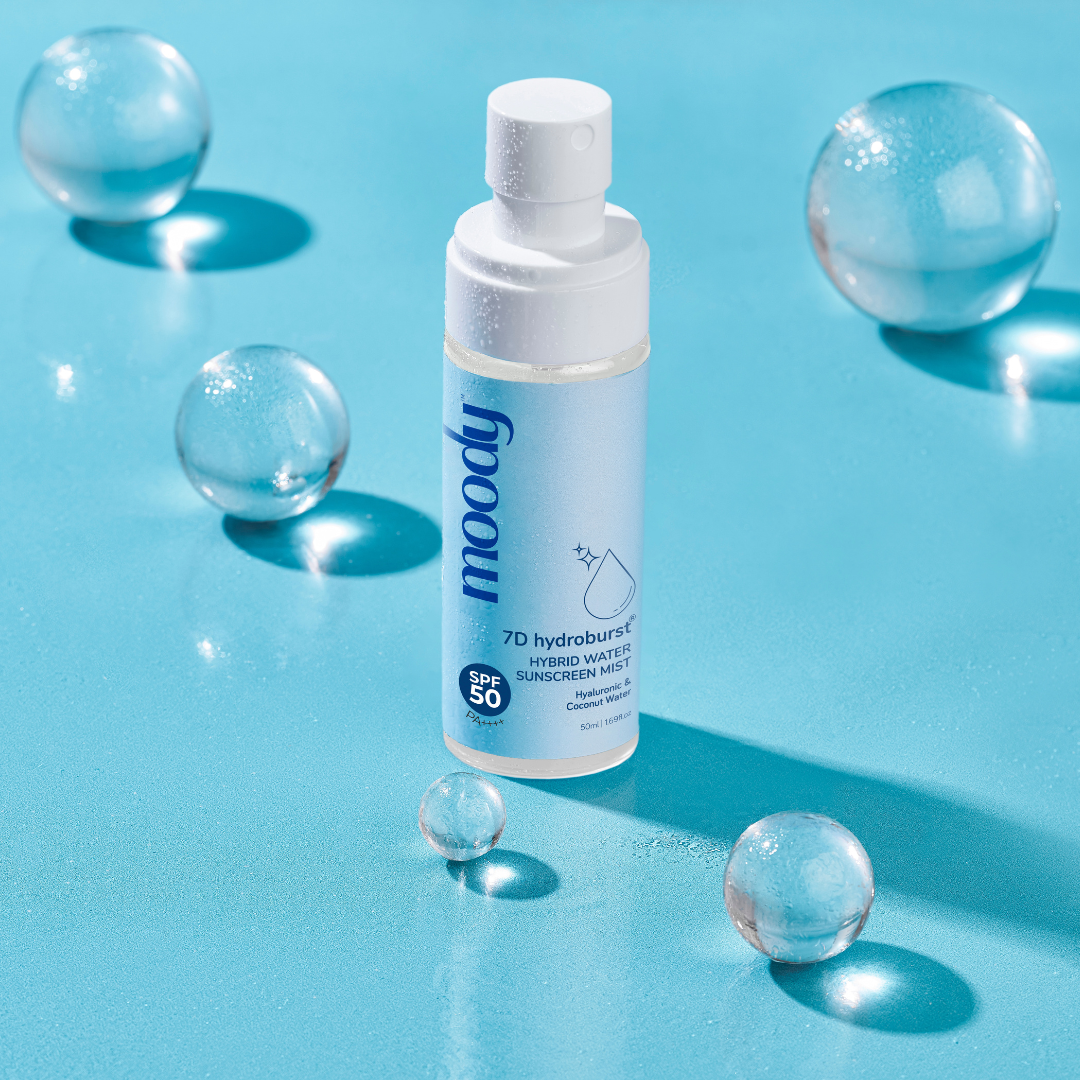 7D Hydroburst Hybrid Water Sunscreen Mist with Hyaluronic and Coconut Water