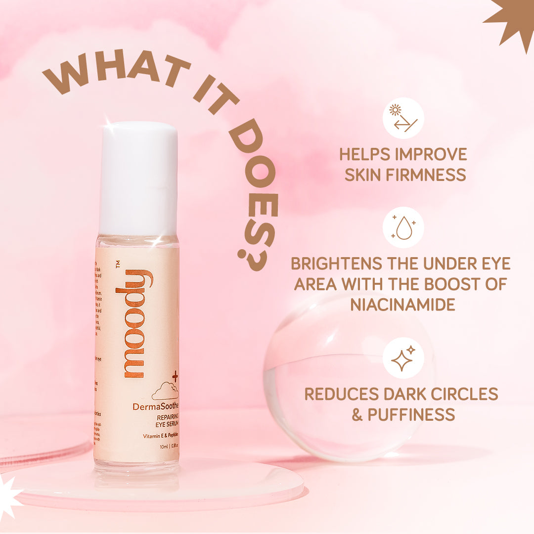 DermaSoothe Repairing Under Eye Roll On Serum with Peptides & Vitamin E