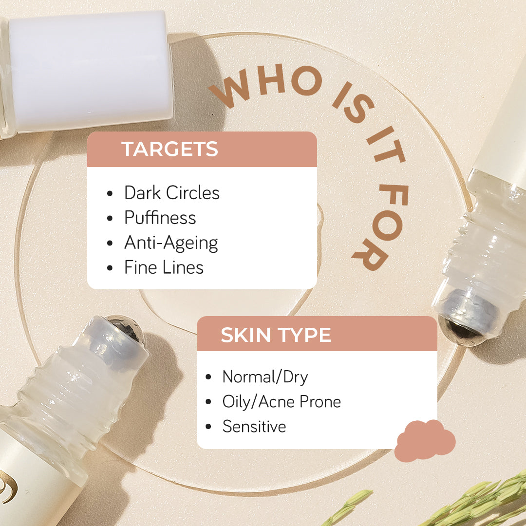 DermaSoothe Repairing Under Eye Roll On Serum with Peptides & Vitamin E