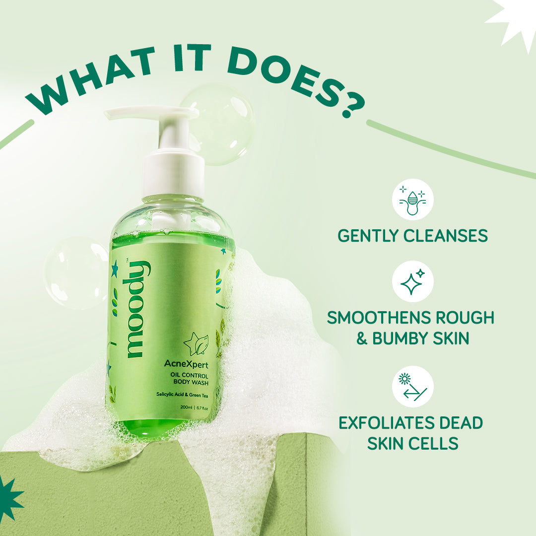 Anti-Acne Body Wash With Salicylic Acid & Green Tea