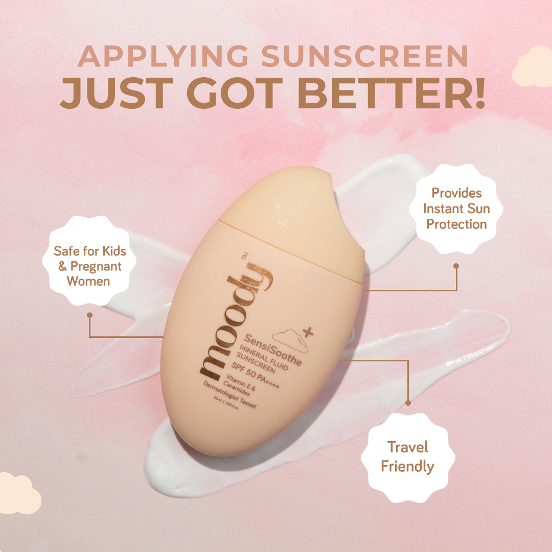 DermaSoothe Sunscreen SPF 50 PA++++ Mineral with Ceramides & Rice