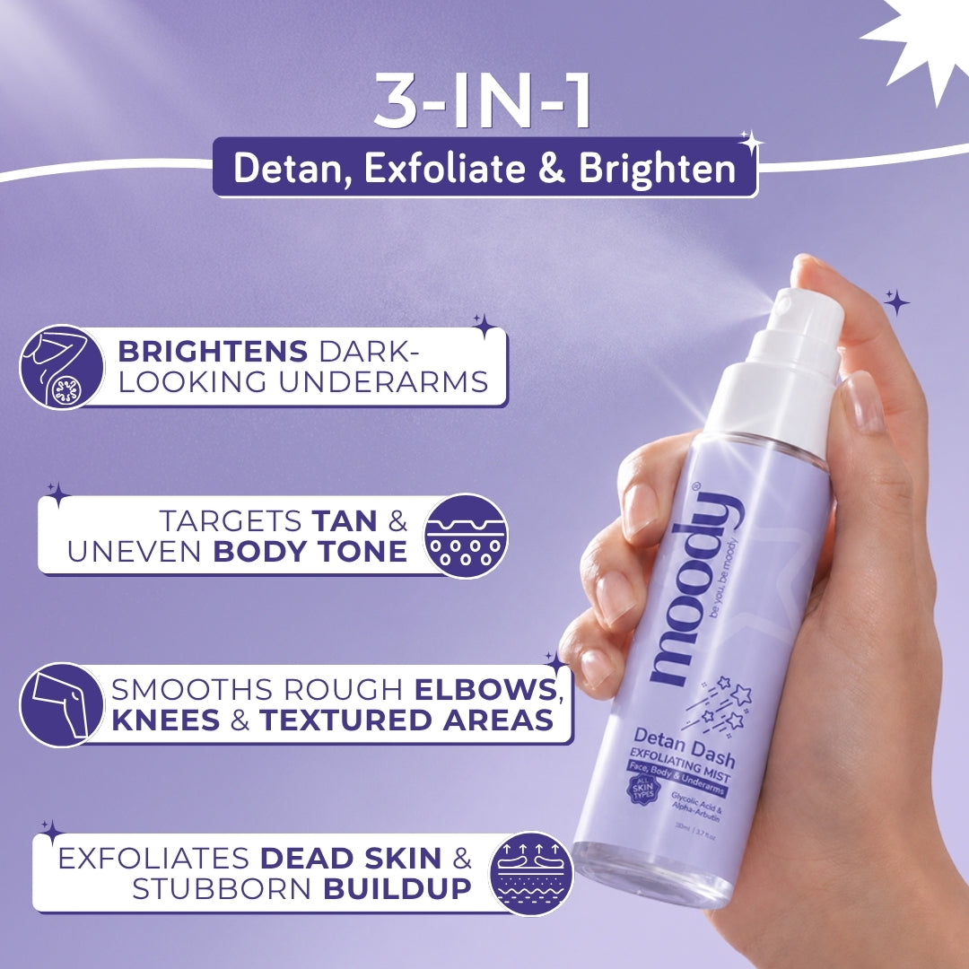 Detan Dash Face Exfloliating Mist