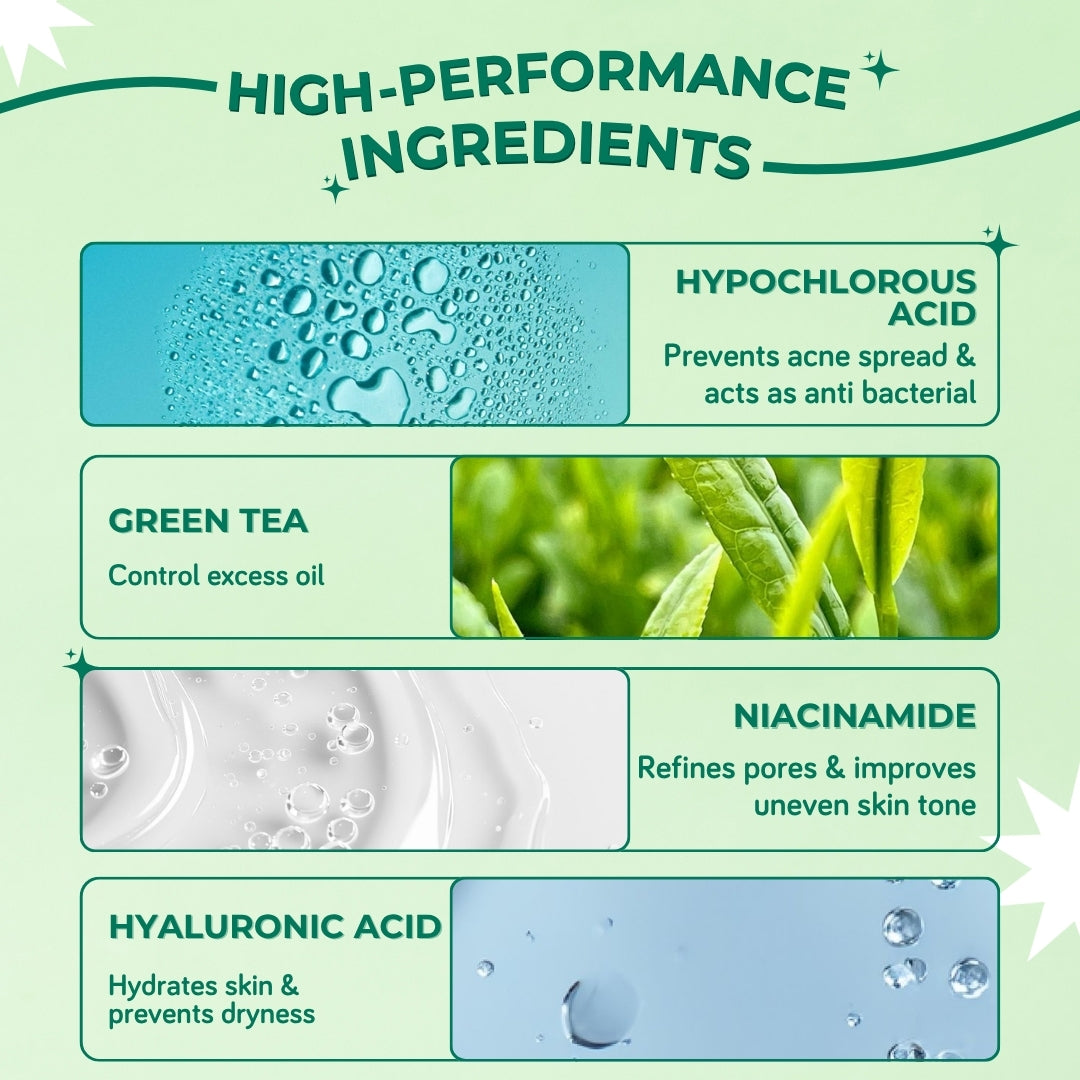 AcneXpert Skin Clarifying Face Mist With Green Tea & Niacinamide