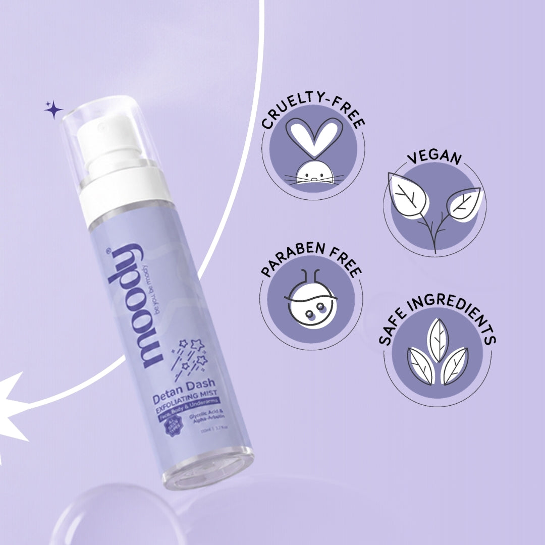 Detan Dash Face Exfloliating Mist