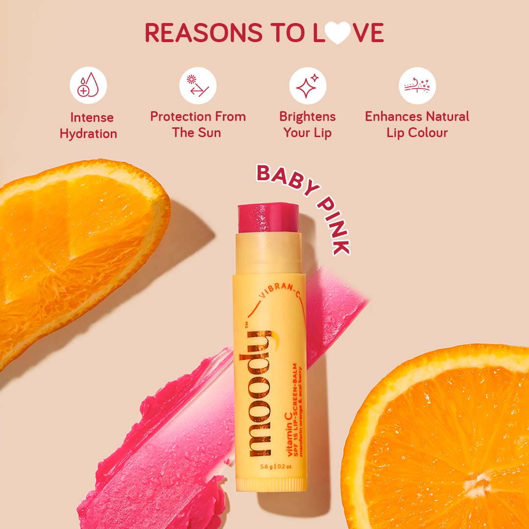 Vitamin C SPF 15 Tinted Lip Balm Moody Store Vitamin C SPF 15 Tinted Lip Balm Moody Store