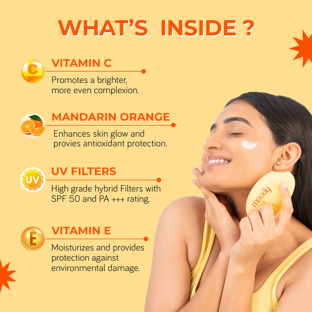 *Vitamin C Hydrating Fluid Sunscreen SPF 50 PA+++