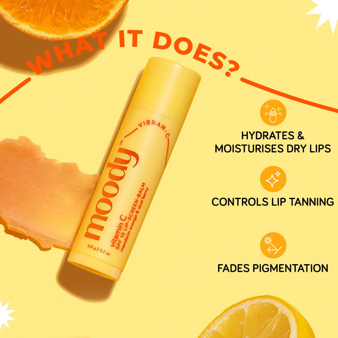 Vitamin C Lip-Screen-Balm SPF 15 Moody Store Vitamin C Lip-Screen-Balm SPF 15 Moody Store