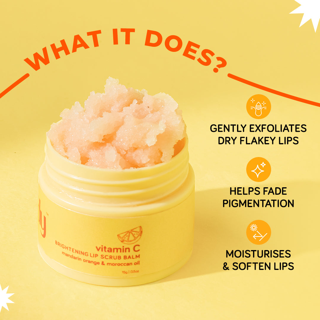 Vitamin C Brightening Lip Scrub Balm
