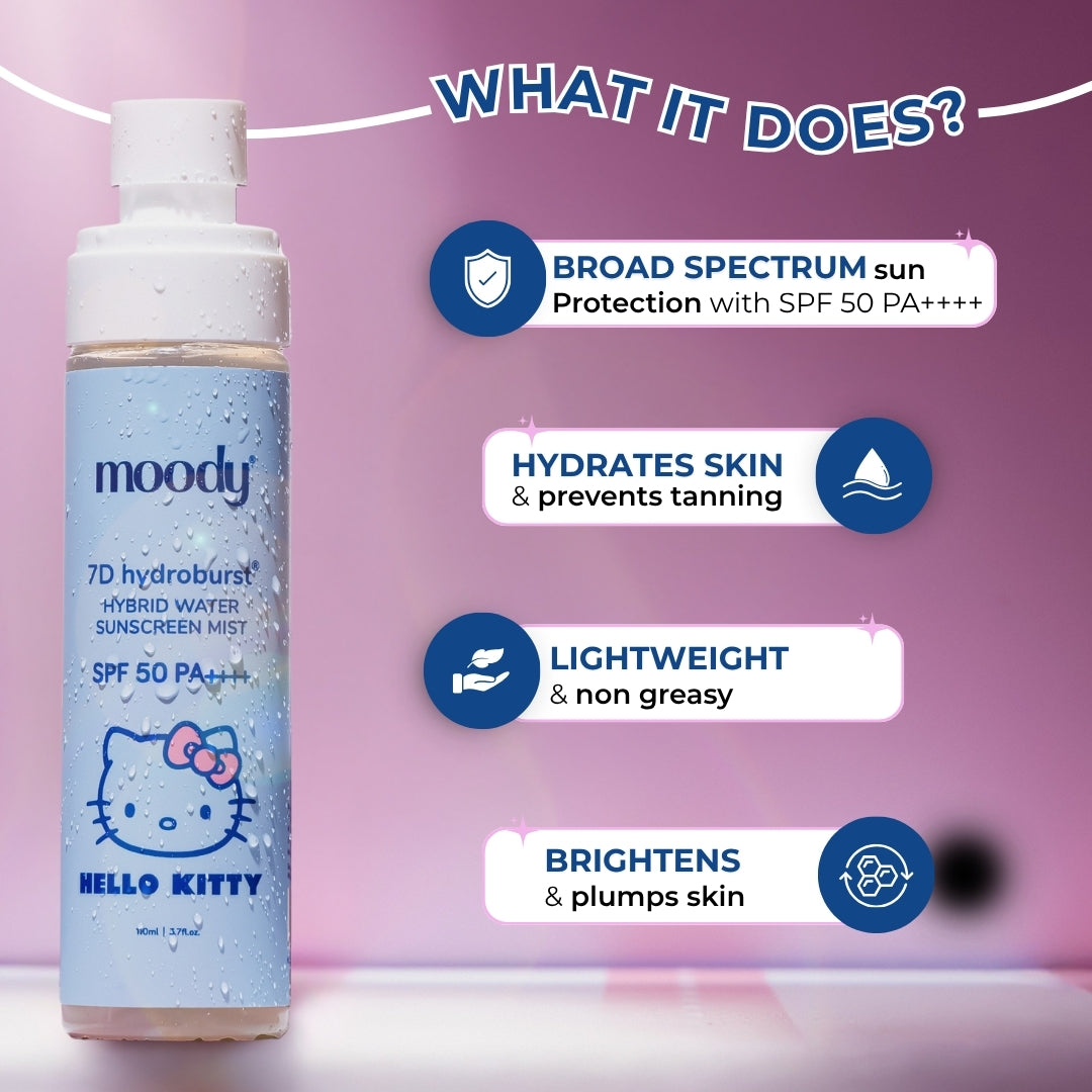 7d HydroBurst Hybrid Water Sunscreen Mist SPF 50 PA++++