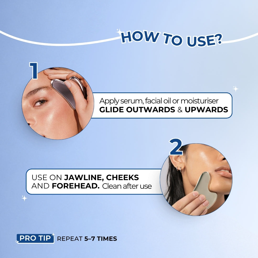 Cool Contour™ Stainless Steel Gua Sha