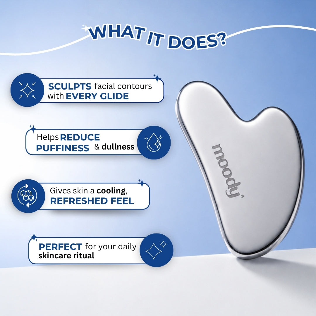 Cool Contour™ Stainless Steel Gua Sha