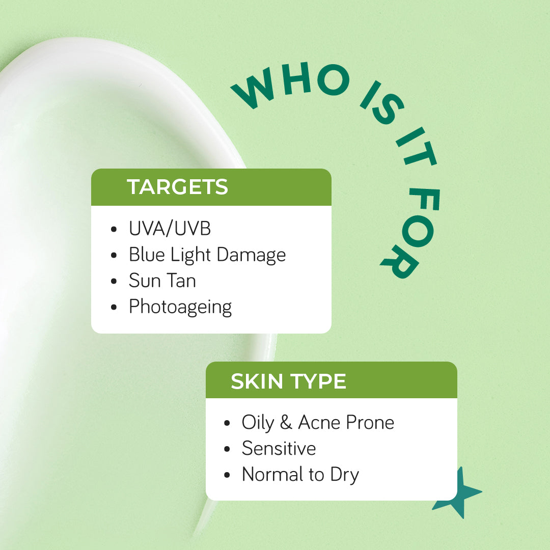Sunscreen with SPF 50 PA++++