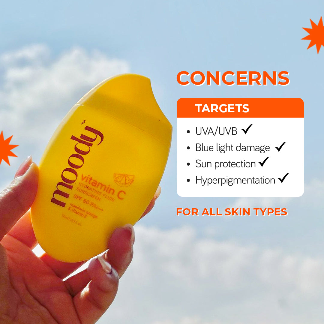 *Vitamin C Hydrating Fluid Sunscreen SPF 50 PA+++