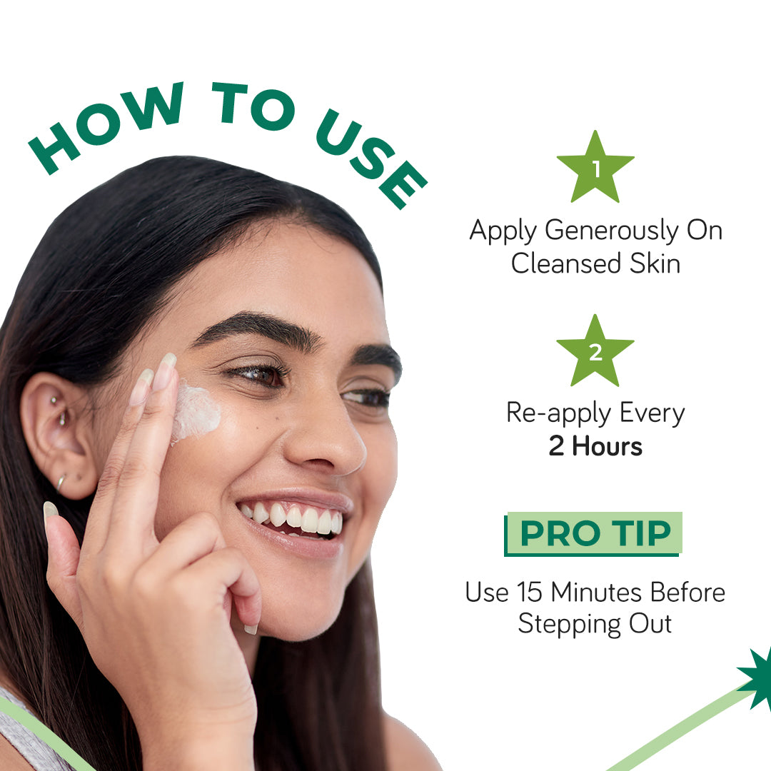 Sunscreen with SPF 50 PA++++