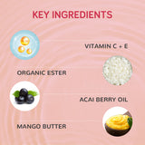 Vitamin C SPF 15 Tinted Lip Balm - Choco Brown