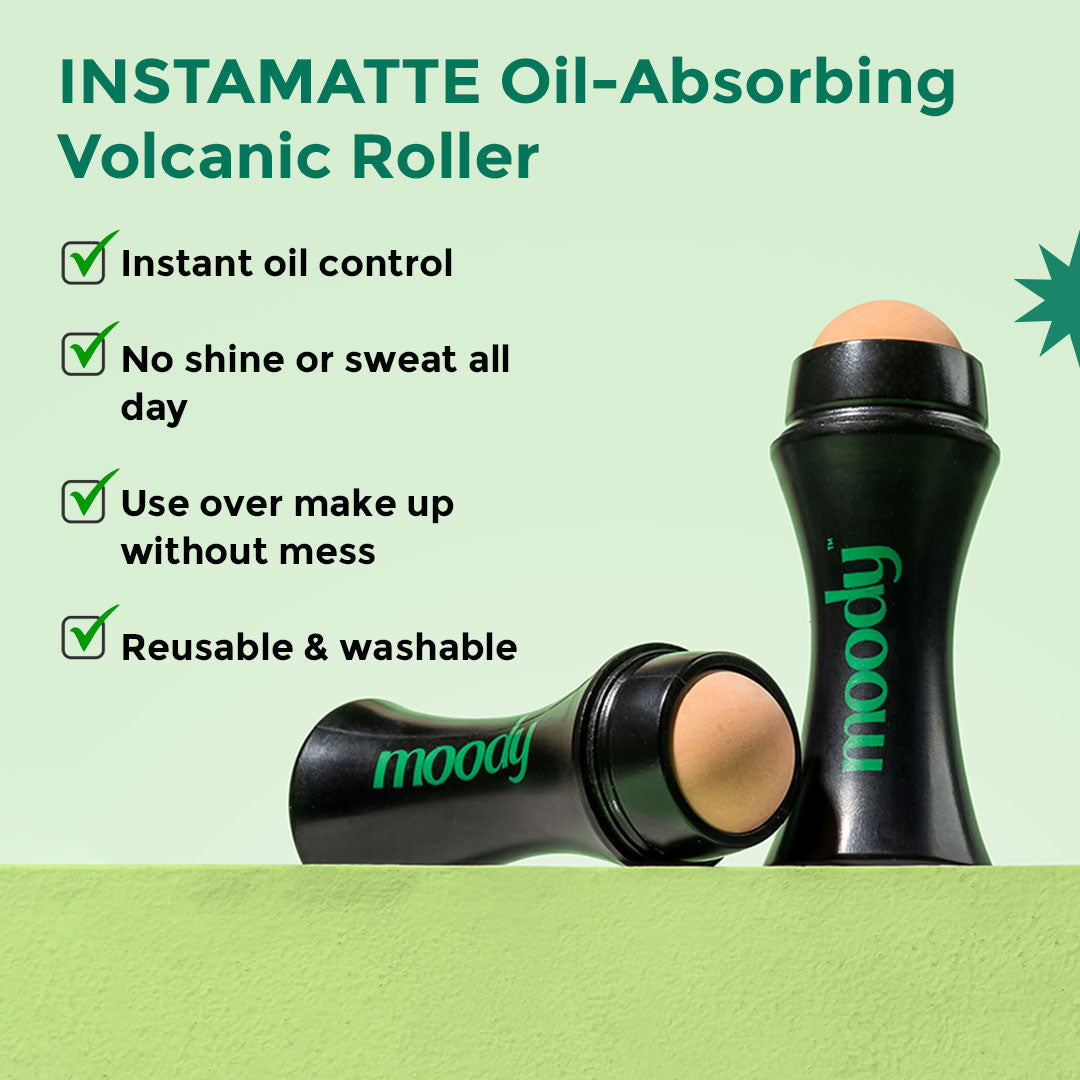 Instamatte Mattifying Oil-Absorbing Volcanic Roller