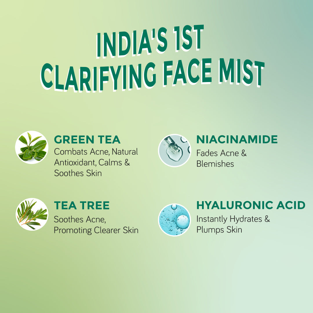 *AcneXpert Skin Clarifying Face Mist With Green Tea & Niacinamide