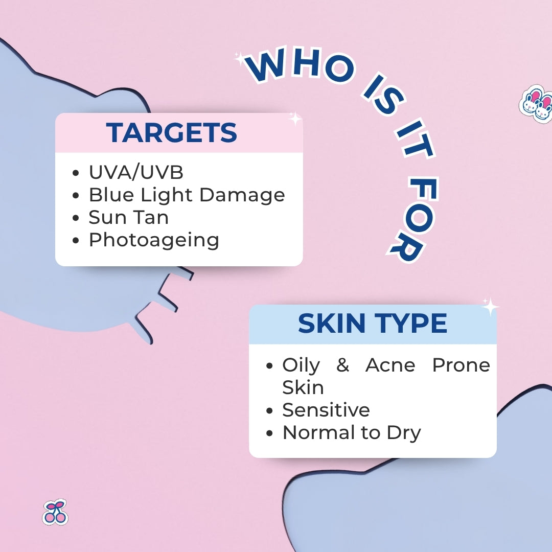 Sunscreen with SPF 50 PA++++
