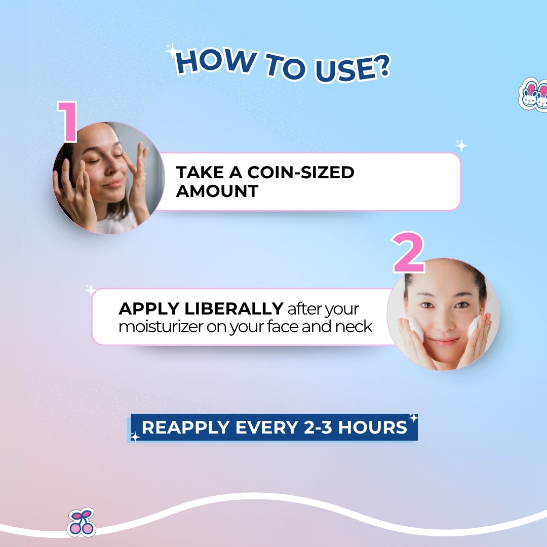 Sunscreen with SPF 50 PA++++