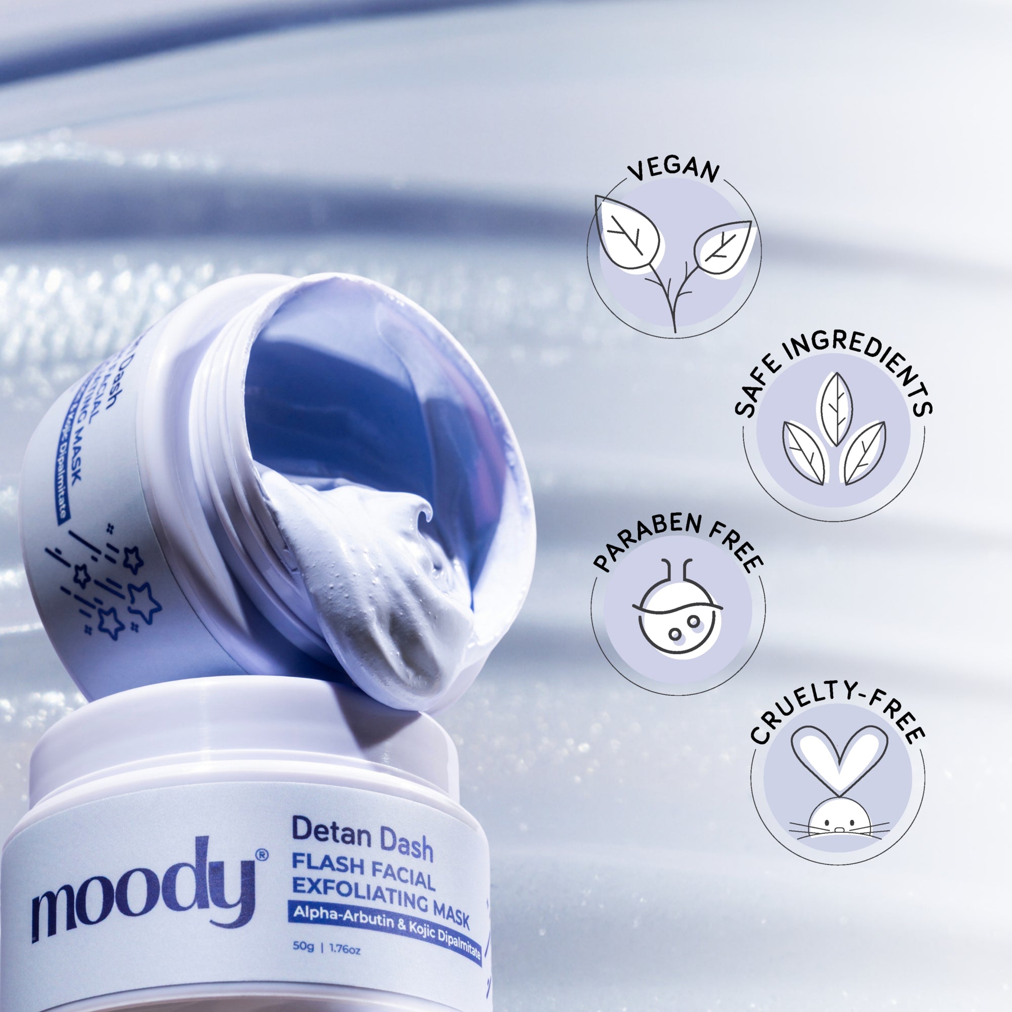 Moody Detan Dash – Flash Facial Exfoliating Mask