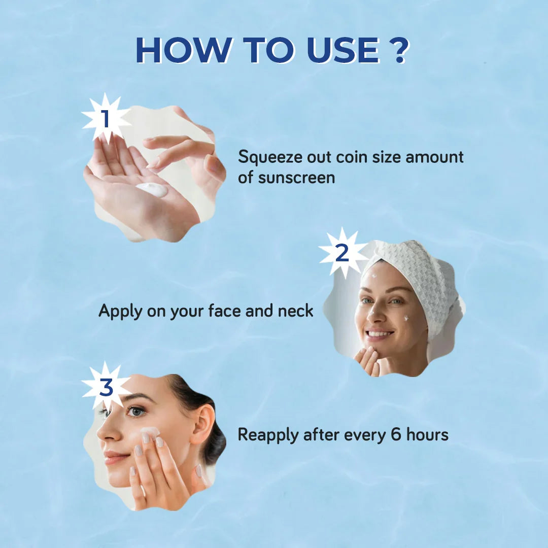 Sunscreen with SPF 50 PA++++