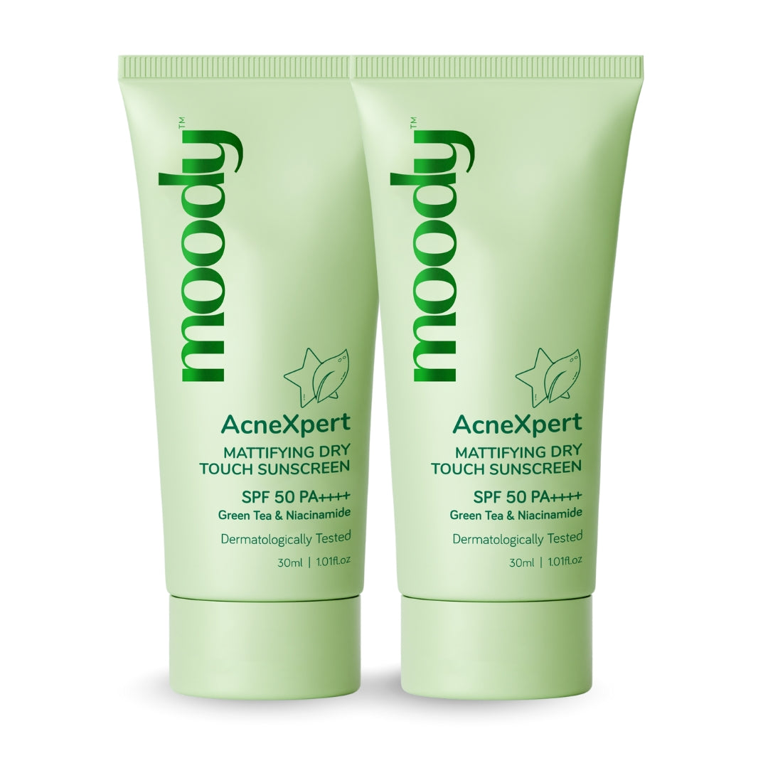 *AcneXpert Mattifying SPF 50 PA ++++ Niacinamide for Oil & Acne Control (Pack of 2)