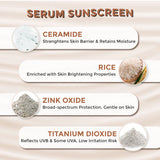 DermaSoothe Sunscreen SPF 50 PA++++ Mineral with Ceramides & Rice