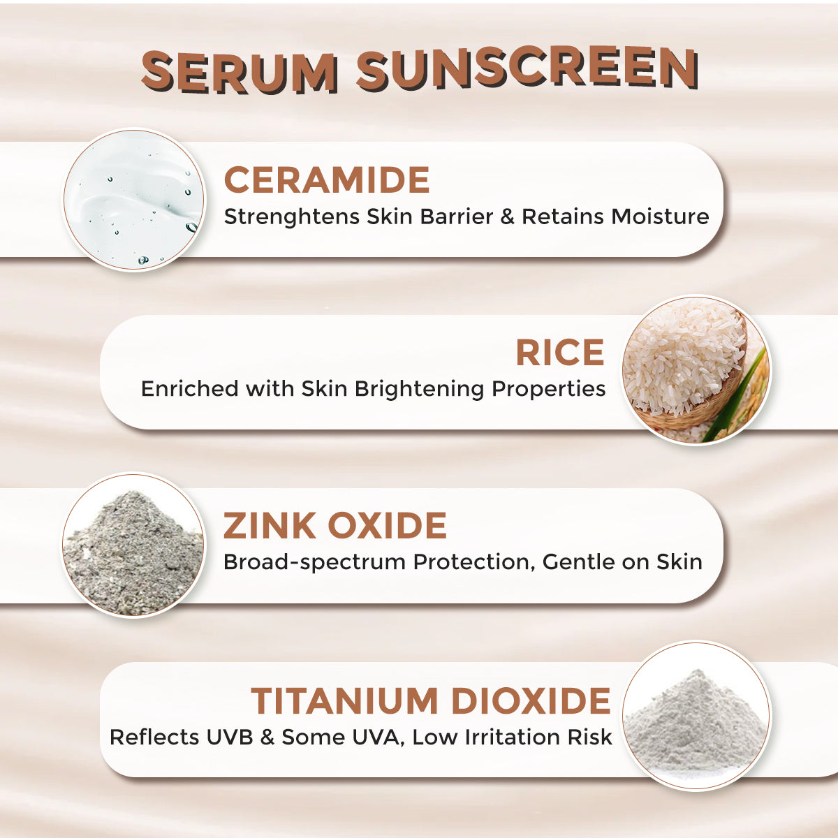 DermaSoothe Sunscreen SPF 50 PA++++ Mineral with Ceramides & Rice