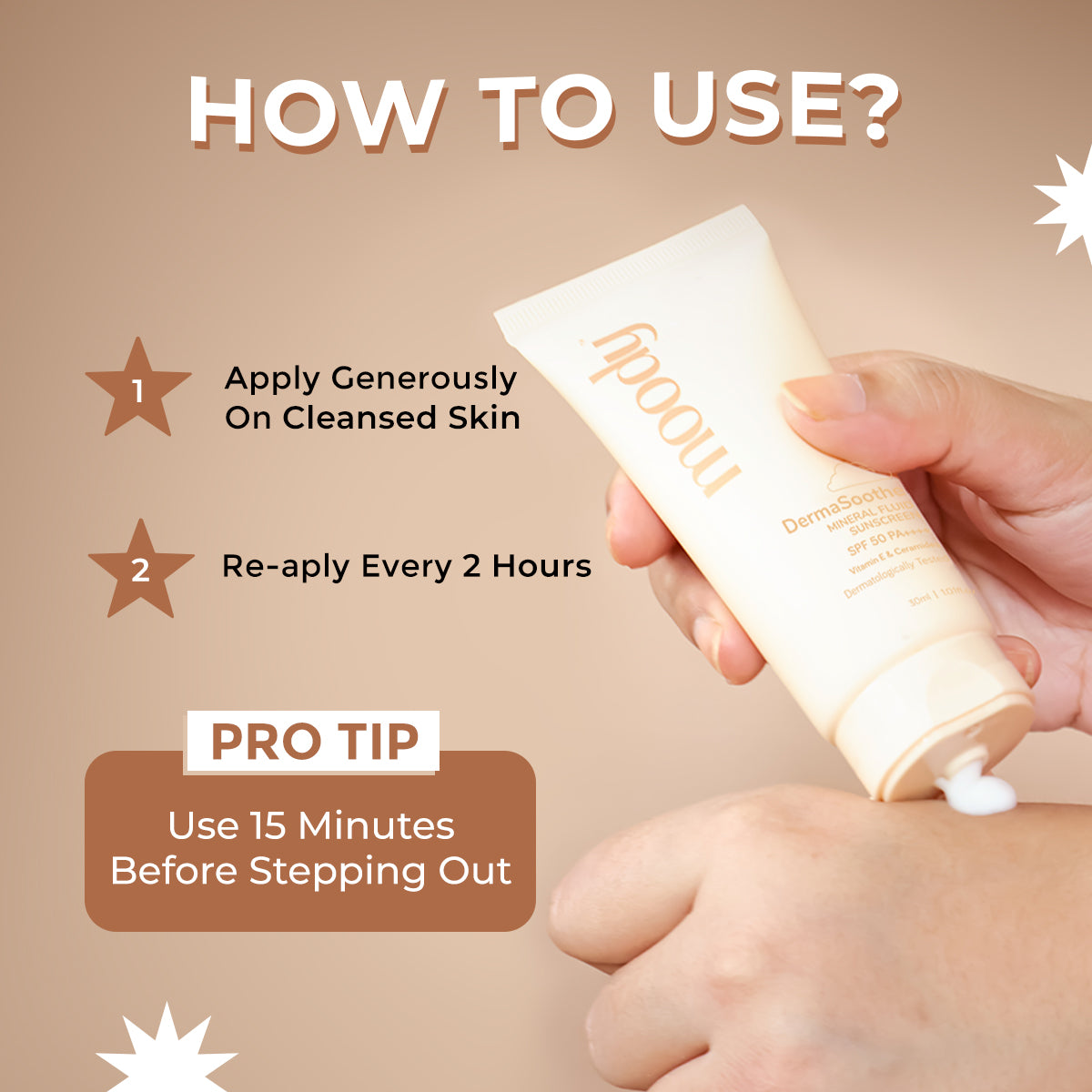 DermaSoothe Sunscreen SPF 50 PA++++ Mineral with Ceramides & Rice