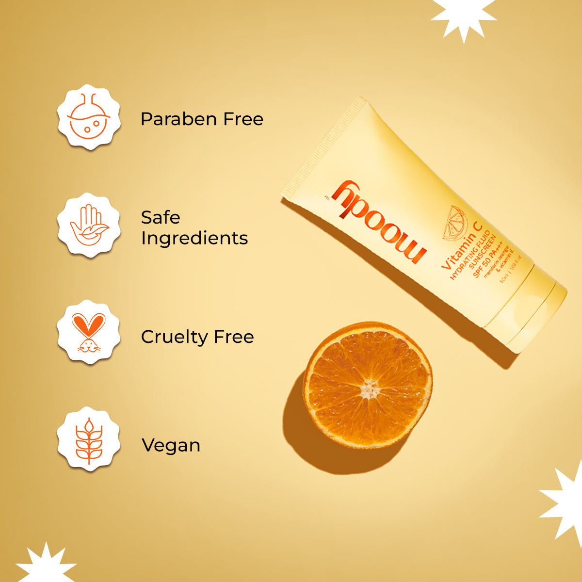 *Vitamin C Hydrating Fluid Sunscreen SPF 50 PA +++