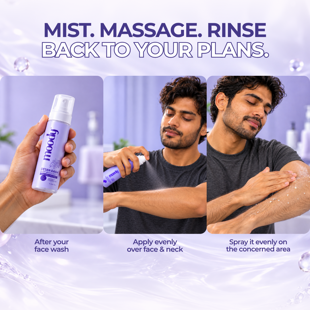 Detan Dash Face & Body Exfloliating Mist