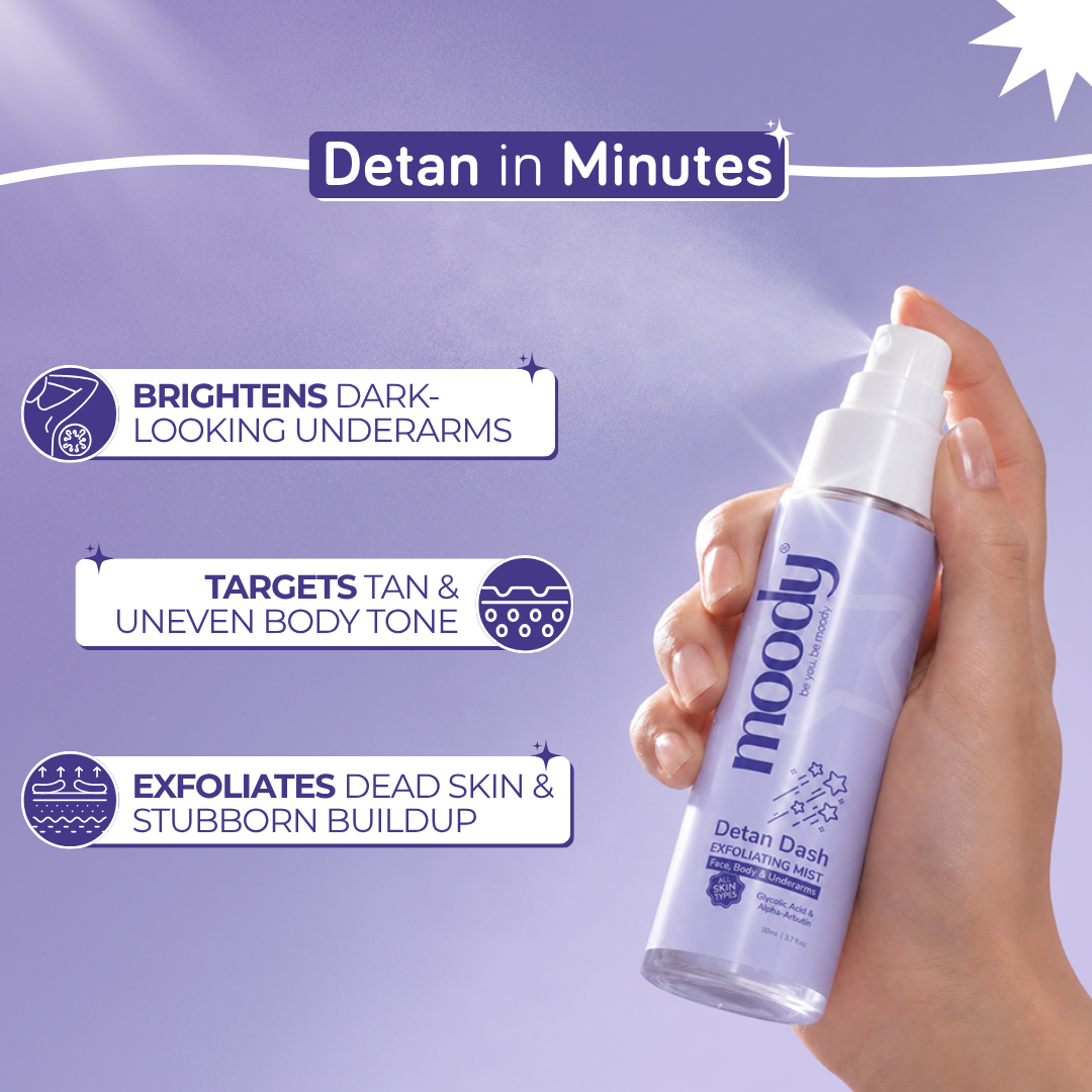 Detan Dash Face & Body Exfloliating Mist