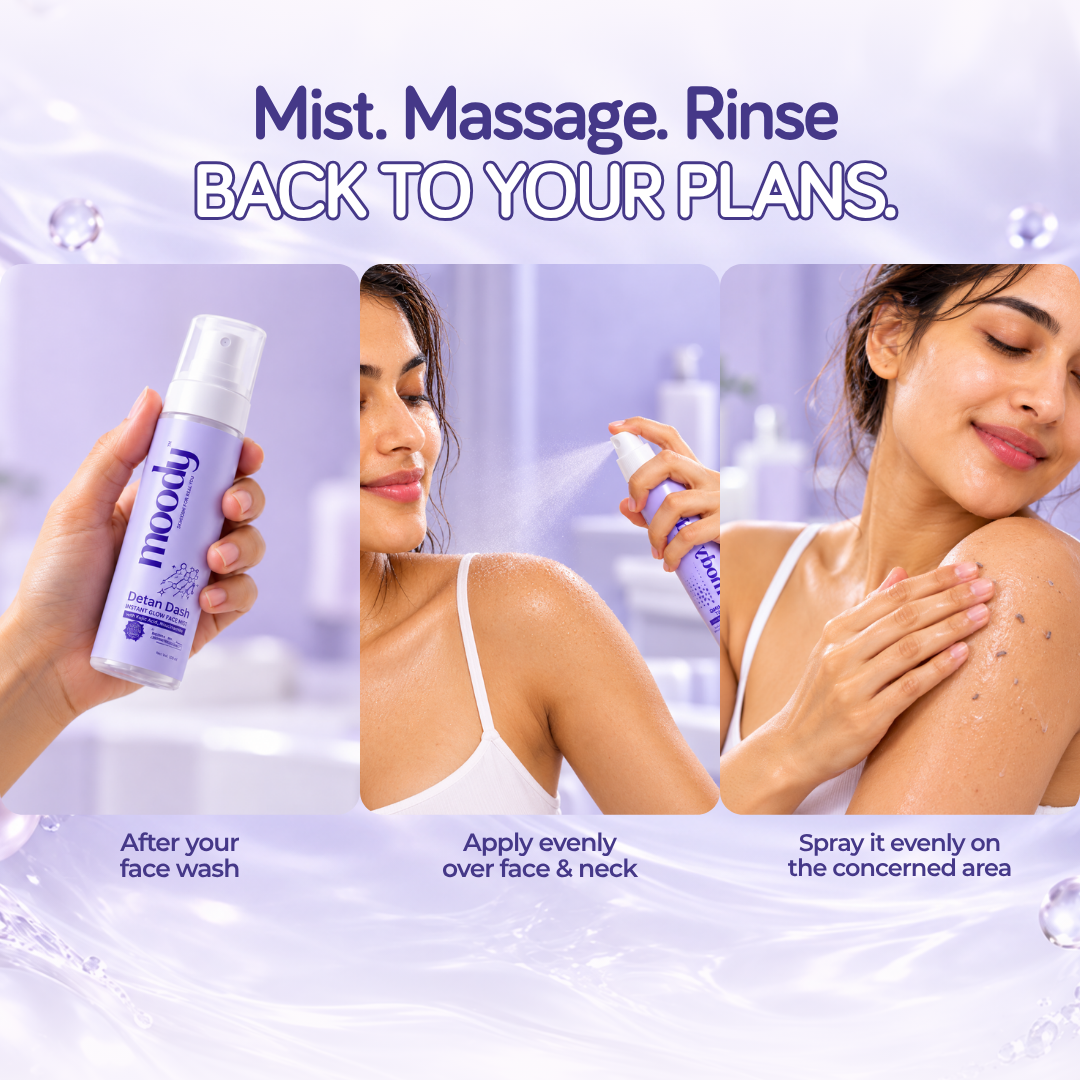 Detan Dash Face & Body Exfloliating Mist