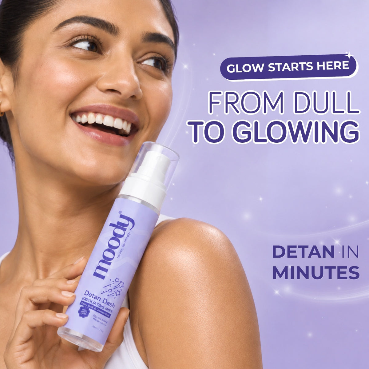 Detan Dash Face & Body Exfloliating Mist