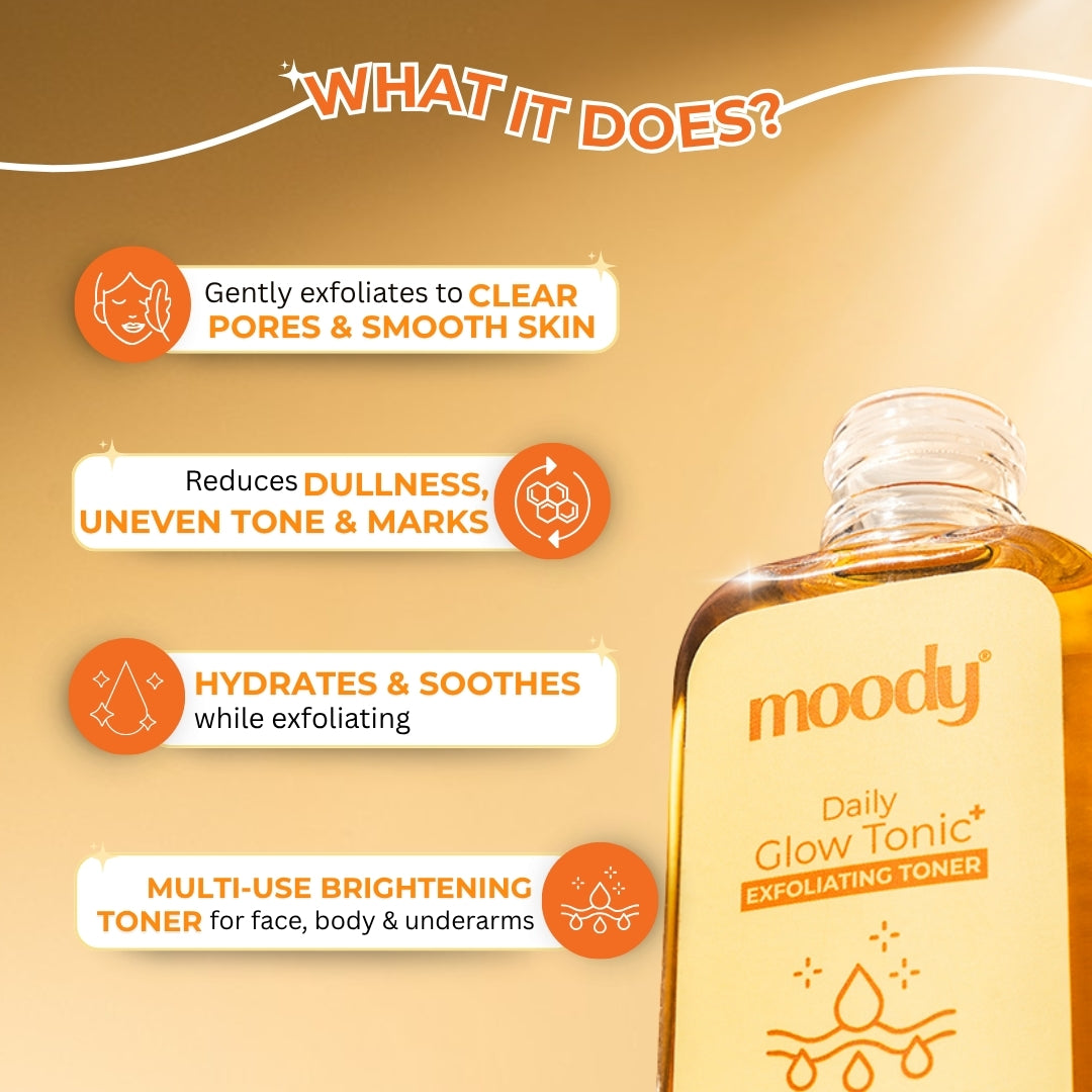 Moody Daily Glow Tonic – Exfoliating Toner