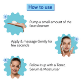 Hydro Burst Foaming Face Wash with 2% Hyaluronic Acid