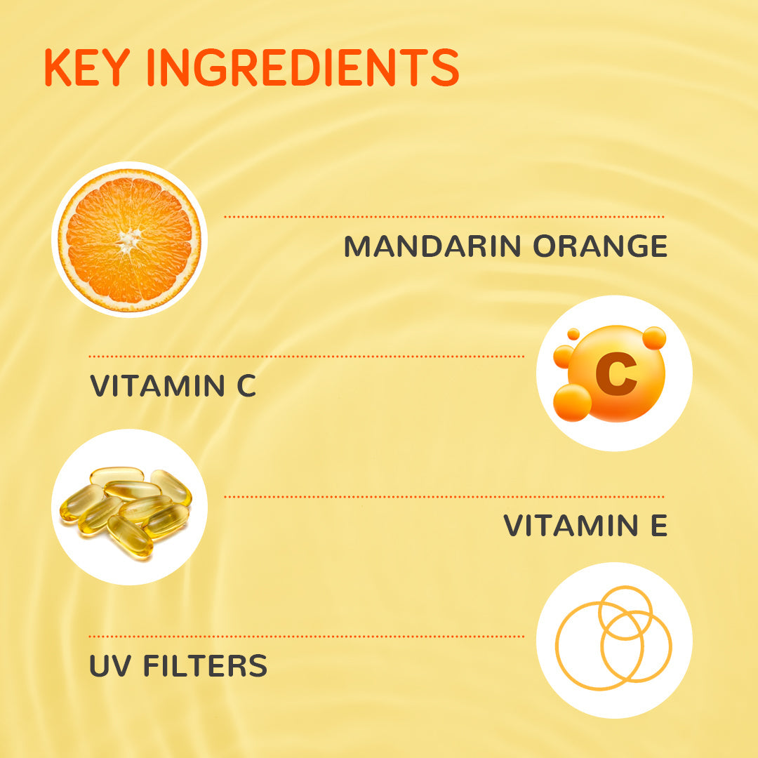 *Vitamin C Hydrating Fluid Sunscreen SPF 50