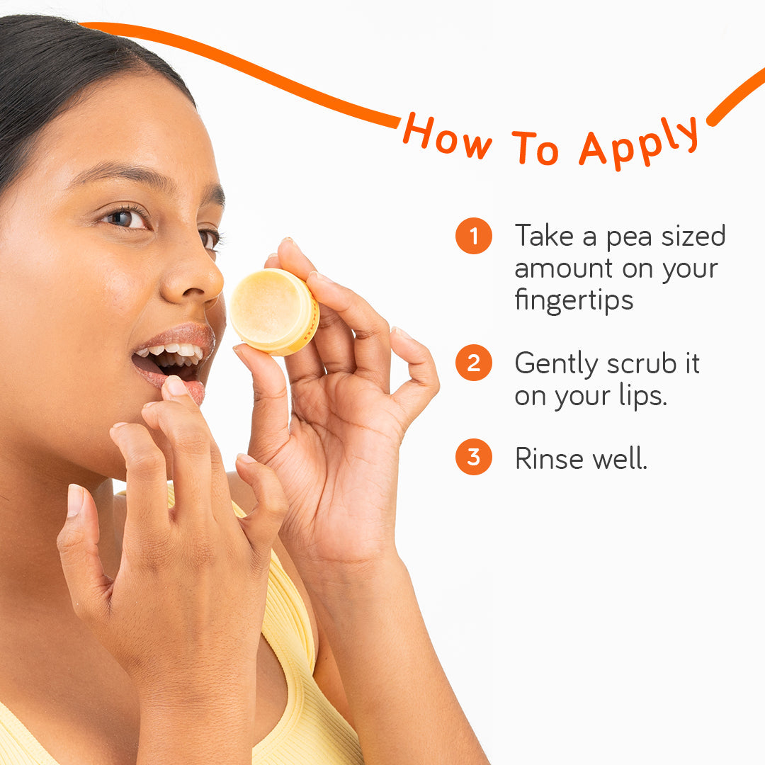 Paytm Vitamin C Brightening Lip Scrub Balm