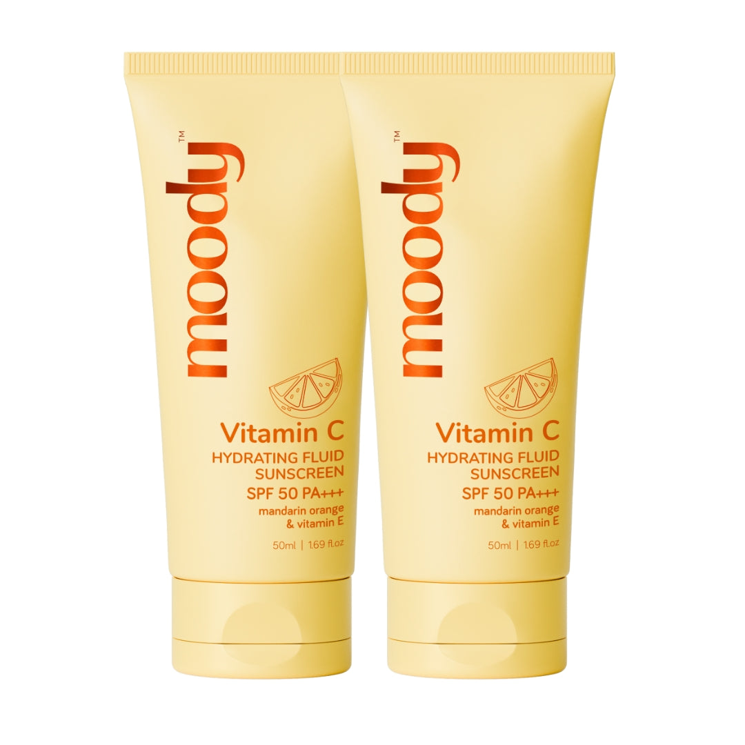 *Vitamin C Hydrating Fluid Sunscreen SPF 50 PA+++ (Pack of 2)