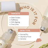 DermaSoothe Repairing Under Eye Roll On Serum with Peptides & Vitamin E